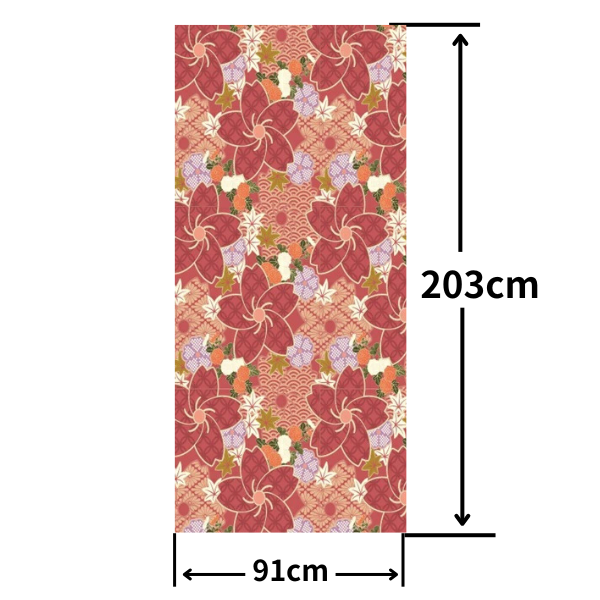 Stylish Fusuma Paper Orihime Hanazukushi many-flowered design Torinoko Washi Modern Size