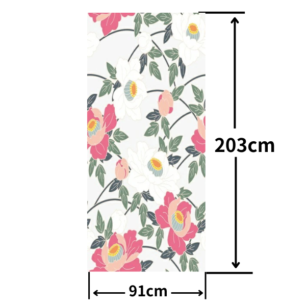 Stylish Fusuma Paper Orihime Peony design Torinoko Washi Modern Size