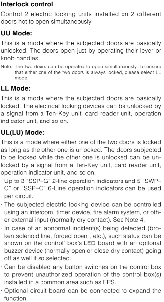 MIWA MIWALOCK BAN-DS2 LINE ELECTRIC LOCK CONTROL BOX Interlock control