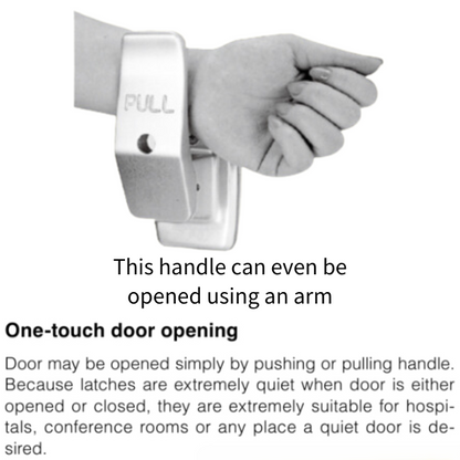 MIWA MWIALOCK OPJ series MUFFLED ONE-TOUCH LATCHES Push-pull locks Instructions