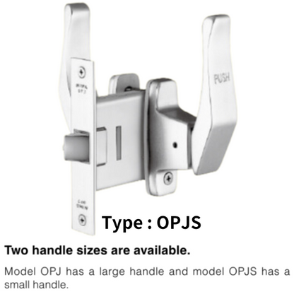 MIWA MWIALOCK OPJ series OPJS Type MUFFLED ONE-TOUCH LATCHES Push-pull locks