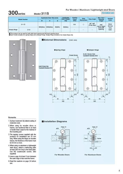 NITTOKOHKI 300series model311S catalog