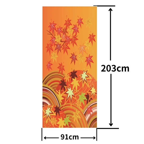 Stylish Fusuma Paper Orihime Momiji leaves turning red Torinoko Washi  Modern Size