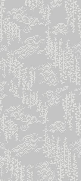 Stylish Fusuma Paper Orihime Wisteria Wave Torinoko Washi Modern