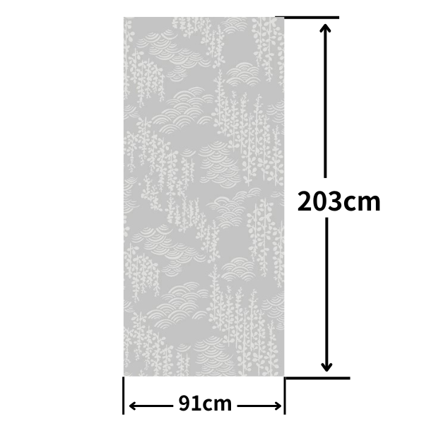 Stylish Fusuma Paper Orihime Wisteria Wave Torinoko Washi Modern Size